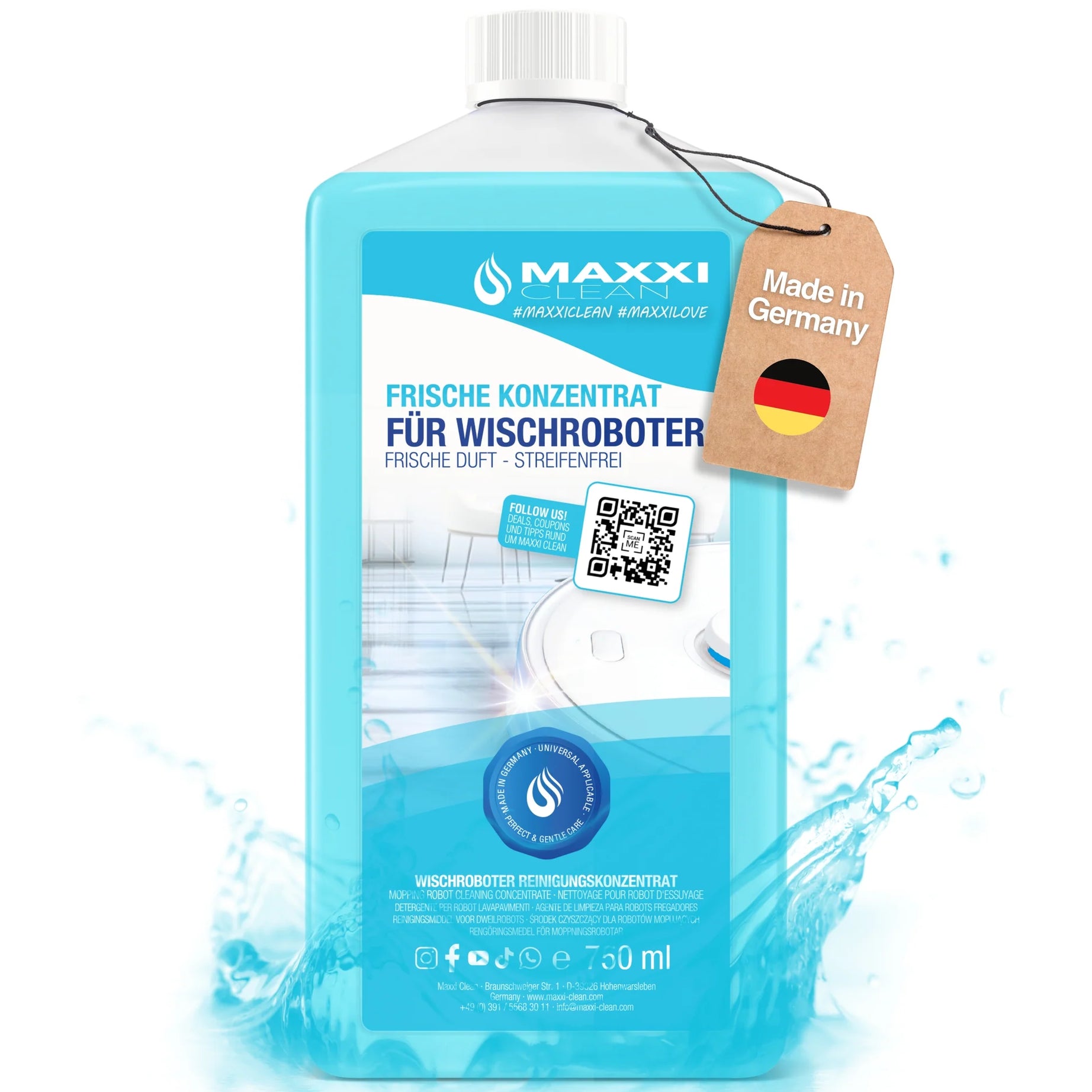 Maxxi Clean - Wischroboter Reinigungsmittel 750ml